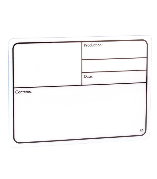 Tour Label plastic white self-adhesive 290x190mm