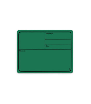 Plastic tour label