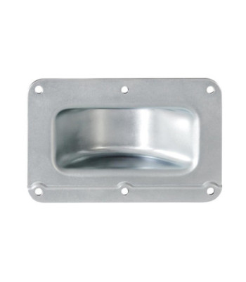 Castor Dish Cranked Steel Galvanized - 20 stk.