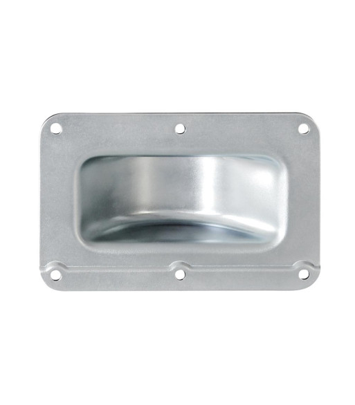 Castor Dish Cranked Steel Galvanized - 20 stk.