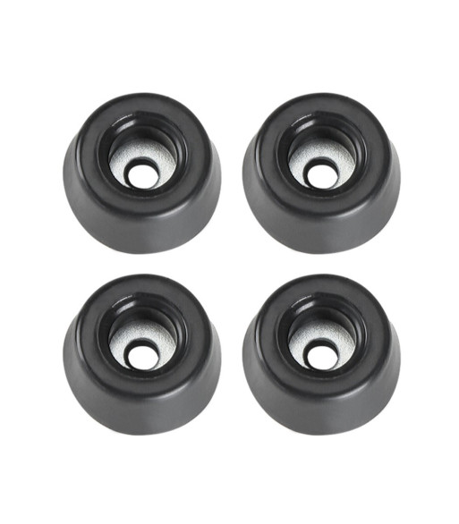 Bag of 4 Rubber Feet 20 x 9 mm black