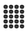 Set of 20 x rubber feet 38mm x 10mm in bag