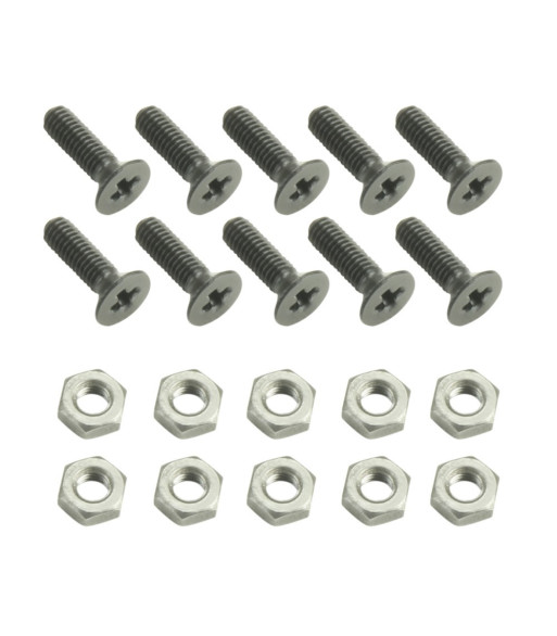 Bag of 10 M3 x 10 mm Phillips-Head Screw with Nut
