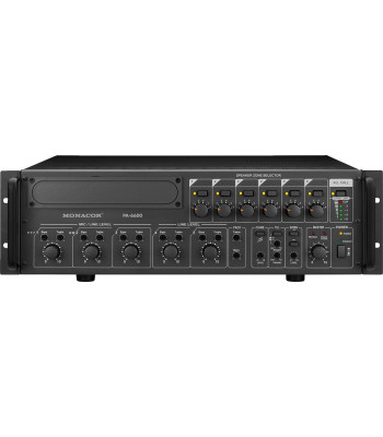 100V zoneforstærker 600Wrms - PA-6600 MONACOR