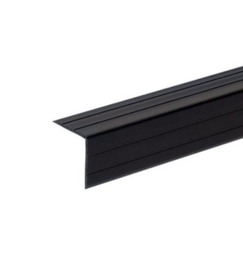 Plastic Case Angle 22 x 22 mm black - 2 meter