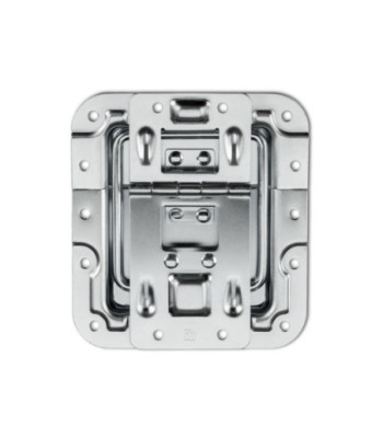 Lid Stay cranked with Hinge Click-Stop Function and Rivet Protection