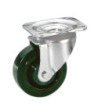 Guitel Heavy Duty Swivel Castor 100 mm with Green Wheel