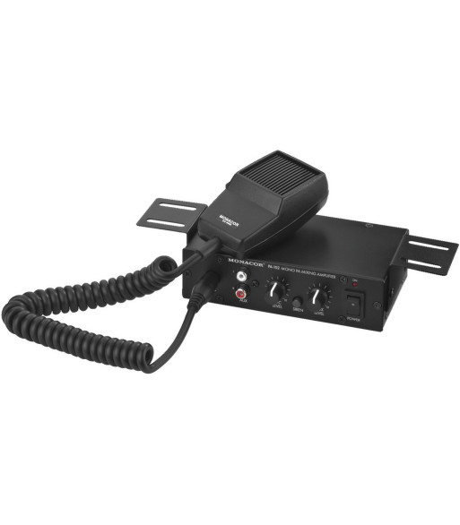 100V forstærker m/mikr. - PA-102 MONACOR