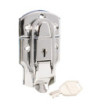 Drawbolt large chrome-plated lockable