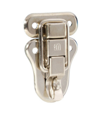 Drawbolt large padlockable nickel plated