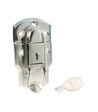 Drawbolt large nickel-plated lockable