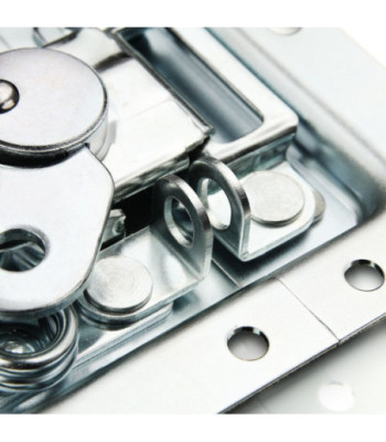 Butterfly Latch medium half cranked 12 mm deep padlockable