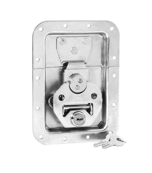 Butterfly Latch large with Spring lockable non cranked 14 mm deep