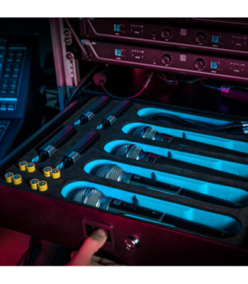 Microphone Foam Inlay for 2U Rack Drawer