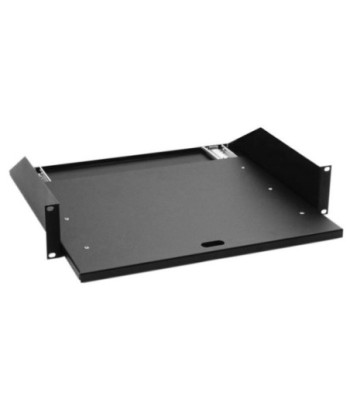 19" Rack Tray 2U | with pull-out rails