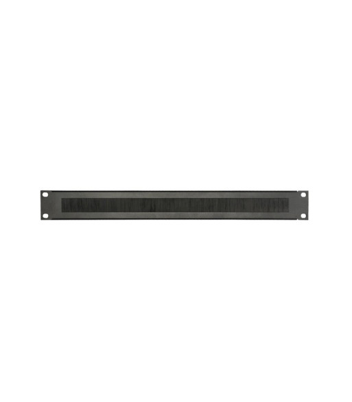 Rack Panel 1 U Steel with Brush Strip