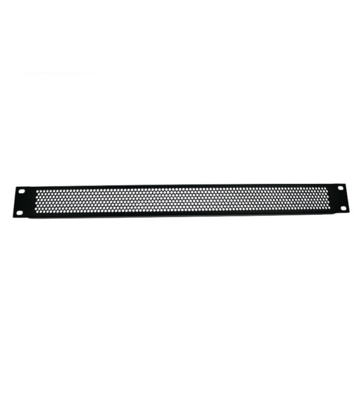 19" U-Shaped Ventilation Panel with Round Holes