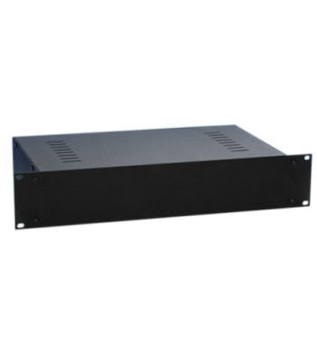 19" Empty Housing 2U | with vent slots