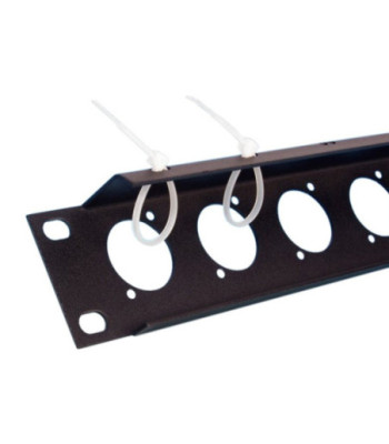 19" U-Shaped Rack Panel 12 Sockets 1 U with Tie Bar