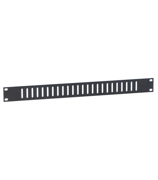 19" Flat Ventilation Panel 1U with Vertical Slots