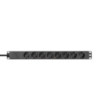19" Power Strip 1U 8-way with switch
