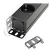 19" Power Strip 1U 8-way with switch