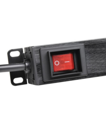 19" Power Strip 1U 8-way with switch