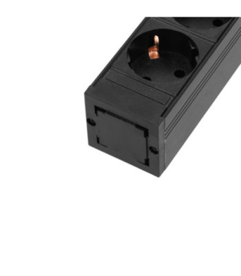 19" Power Strip 1U 8-way with switch