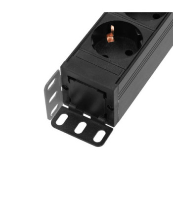 19" Power Strip 1U 8-way with switch