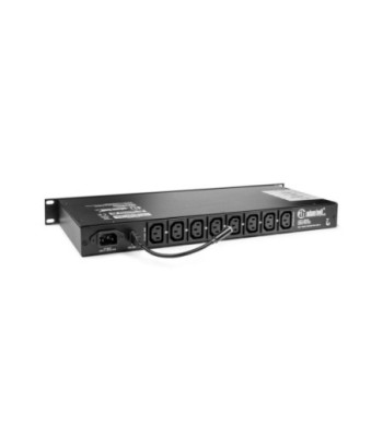 Power Conditioner with voltmeter and ammeter and rack lighting