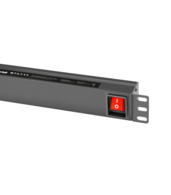 19" Power Strip 1U 8-way with IP65 power cable