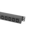 19" Power Strip 1U 10-way with C13 cold device sockets