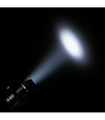 Cameo Theater Spot with Fresnel Lens and 200 W 6-in-1 LED in Black Housing