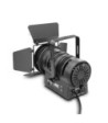 Cameo Theatre Spotlight with PC Lens and 60W RGBW LED in Black Housing