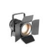 Cameo Theatre Spotlight with Fresnel Lens and 100 Watt Warm White LED in Black Housing