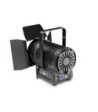Cameo Theatre Spotlight with Fresnel Lens and 100 Watt Warm White LED in Black Housing