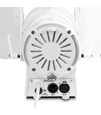 Cameo Theatre Spotlight with PC Lens and 40 Watt Warm White LED in White Housing