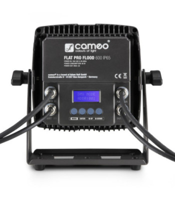 Cameo Outdoor Flood Light with 9 x 12 W RGBWA + UV 6-In-1 LEDs