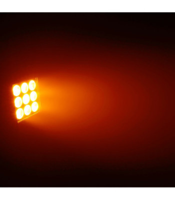 Cameo Outdoor Flood Light with 9 x 12 W RGBWA + UV 6-In-1 LEDs