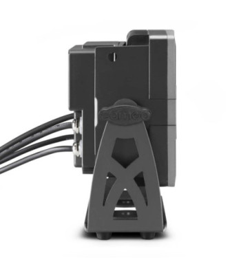 Cameo Outdoor Flood Light with 60 Watt Tri-Color COB LED in Black Housing