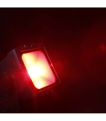 Cameo Outdoor Flood Light with 60 Watt Tri-Color COB LED in Black Housing