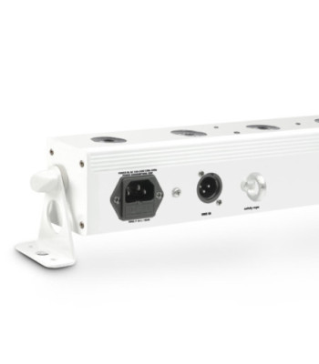Cameo 12 x 3 W TRI LED Bar in White Housing with IR Remote Control