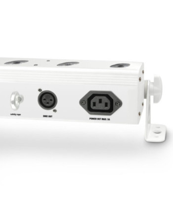 Cameo 12 x 3 W TRI LED Bar in White Housing with IR Remote Control