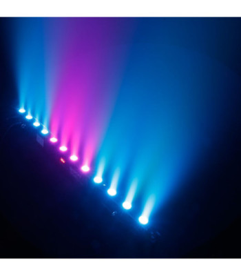 Cameo 12 x 3 W TRI LED Bar in White Housing with IR Remote Control