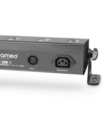 Cameo 12 x 3 W TRI LED Bar in Black Housing with IR Remote Control
