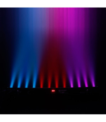 Cameo 12 x 3 W TRI LED Bar in Black Housing with IR Remote Control