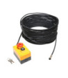 Cameo Emergency Stop Switch with Key Control and 20 m Cable