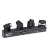 Cameo Lighting Set with 4 Ultra-fast 10 W CREE RGBW Quad LED Moving Heads