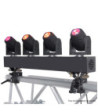 Cameo Lighting Set with 4 Ultra-fast 10 W CREE RGBW Quad LED Moving Heads