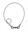 SAVEKING® Safety Rope 4 mm with Fall Brake and Chain Link length 0.6 m